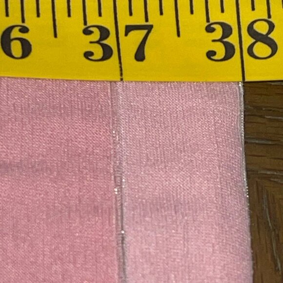 Knit fabric pink and white stripe 38" x60" - Picture 7 of 7